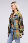 BiBi Loose Fit Buttoned Down Check Shirt Jacket Jacket BiBi   