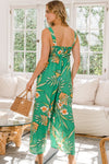 ODDI Full Size Floral Sleeveless Wide Leg Jumpsuit Jumpsuits Trendsi   