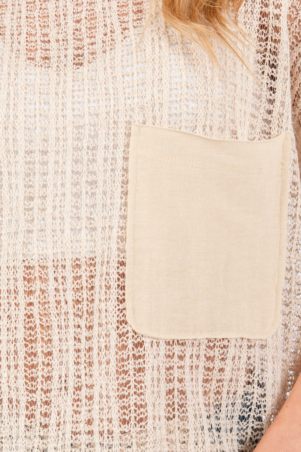 Ces Femme See Through Crochet Mock Neck Cover Up - NeoKira Unlimited