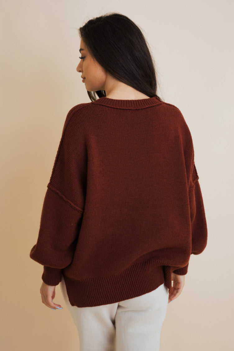 Effortlessly Cozy Oversized Sweater - NeoKira Unlimited