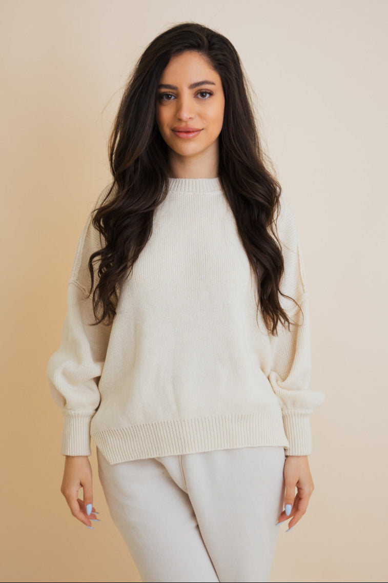 Effortlessly Cozy Oversized Sweater - NeoKira Unlimited
