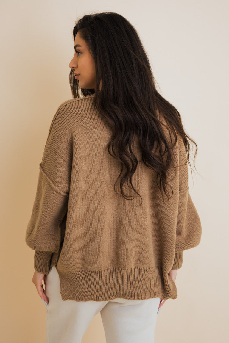 Effortlessly Cozy Oversized Sweater - NeoKira Unlimited