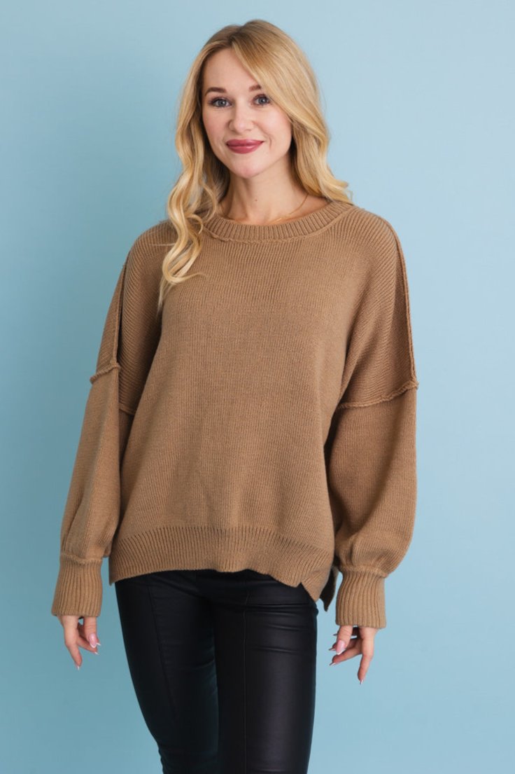 Cozy Mood Oversized Pullover Sweater - NeoKira Unlimited