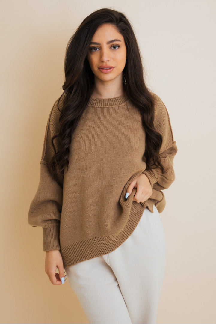 Effortlessly Cozy Oversized Sweater - NeoKira Unlimited