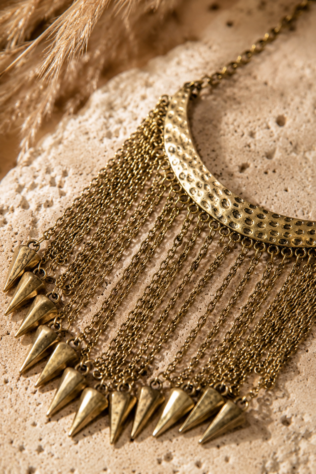 Boho Tribal Arrow Fringe Statement Necklace – Bold Chic Layering Piece - NeoKira Unlimited