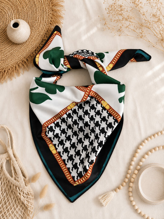 Luxury Reversible Silky Scarf - Two-Tone Double-Sided Design - NeoKira Unlimited
