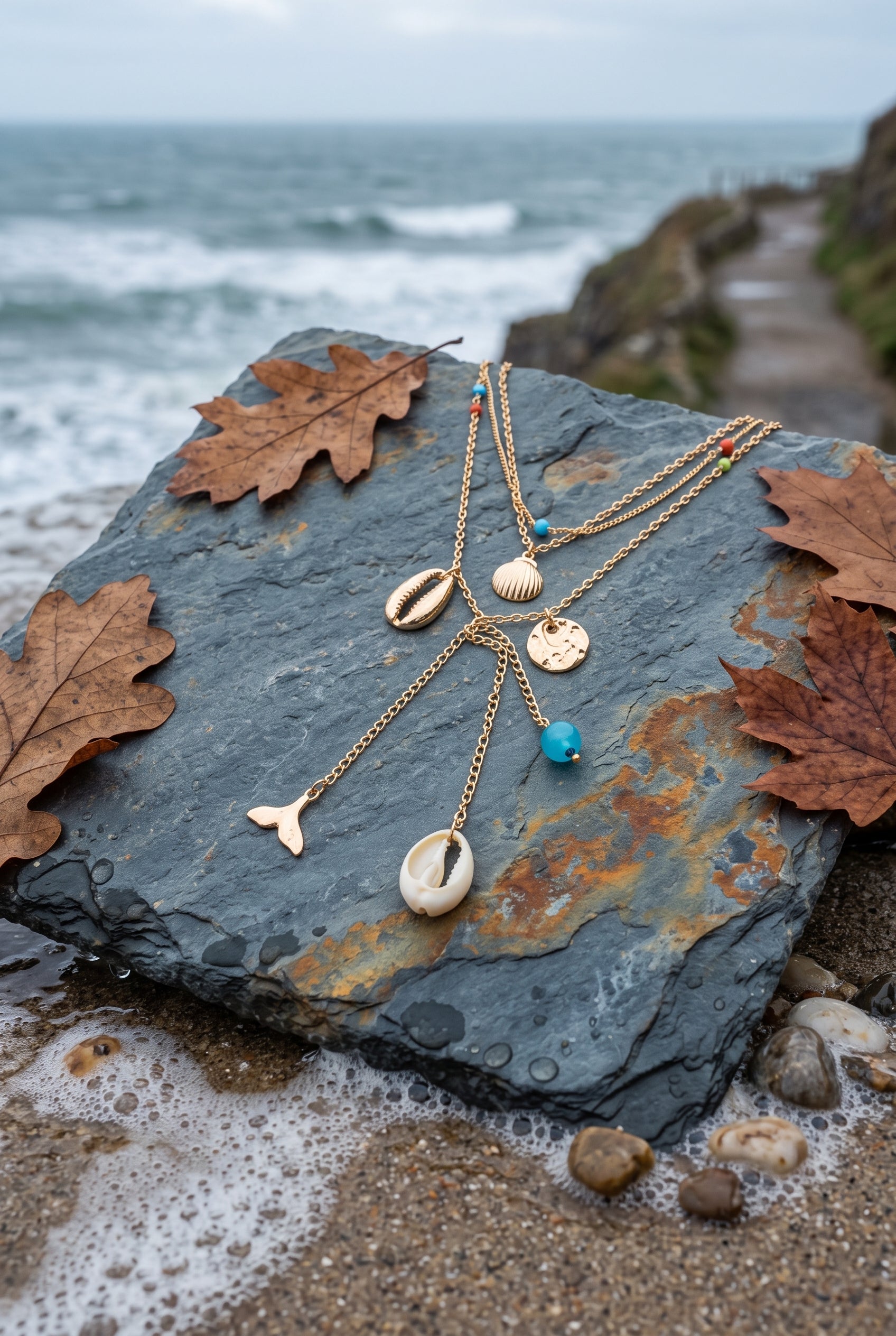 Forever Summer Mermaid Dream Layered Necklace - NeoKira Unlimited