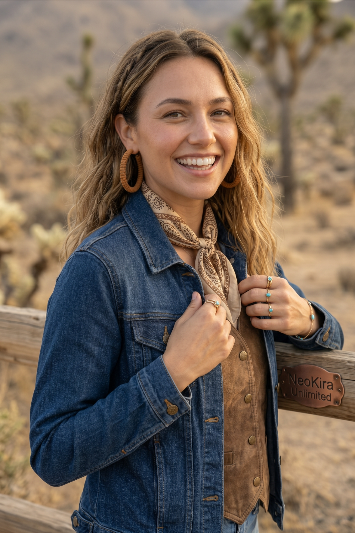Suede Leather Wrapped Hoop Earrings - NeoKira Unlimited