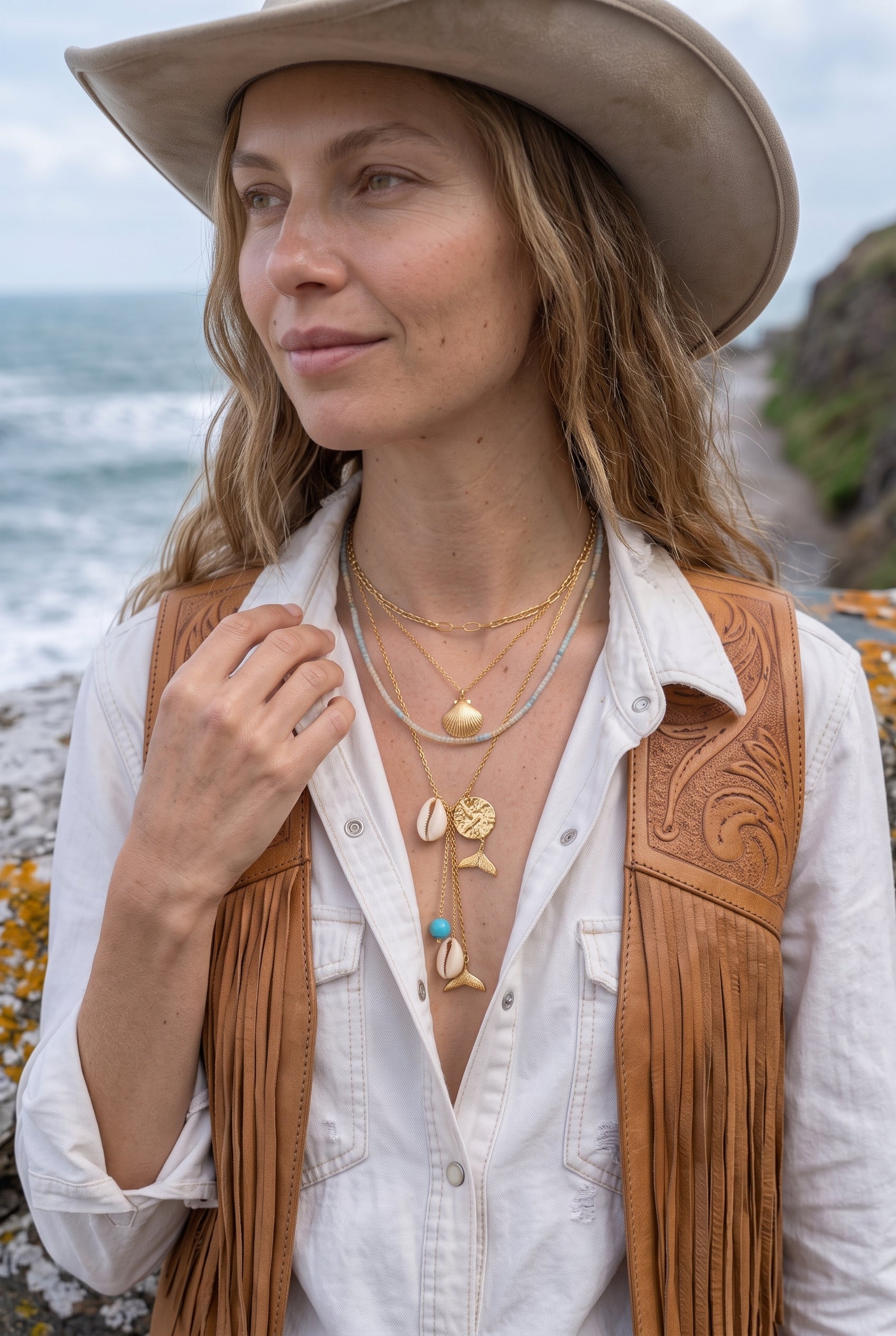 Forever Summer Mermaid Dream Layered Necklace - NeoKira Unlimited