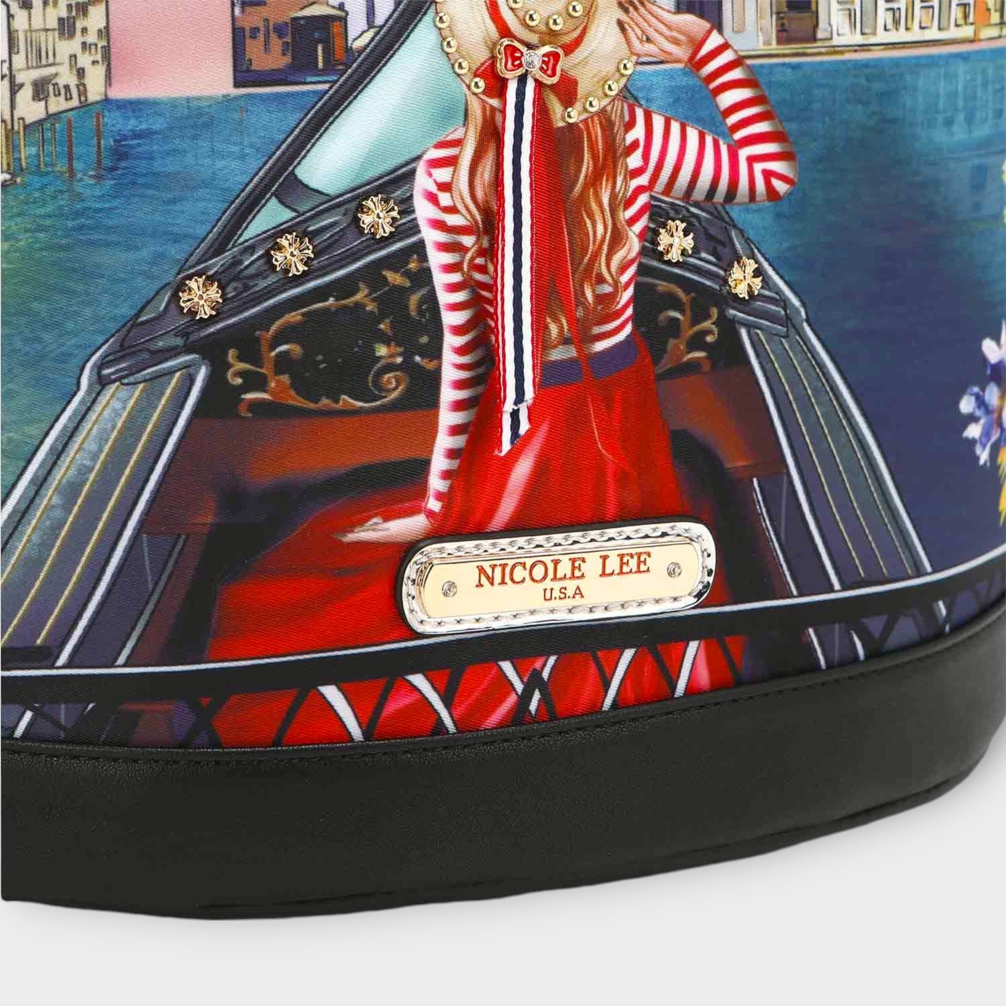 Nicole Lee USA Nylon Multifunctional Bucket Backpack - NeoKira Unlimited