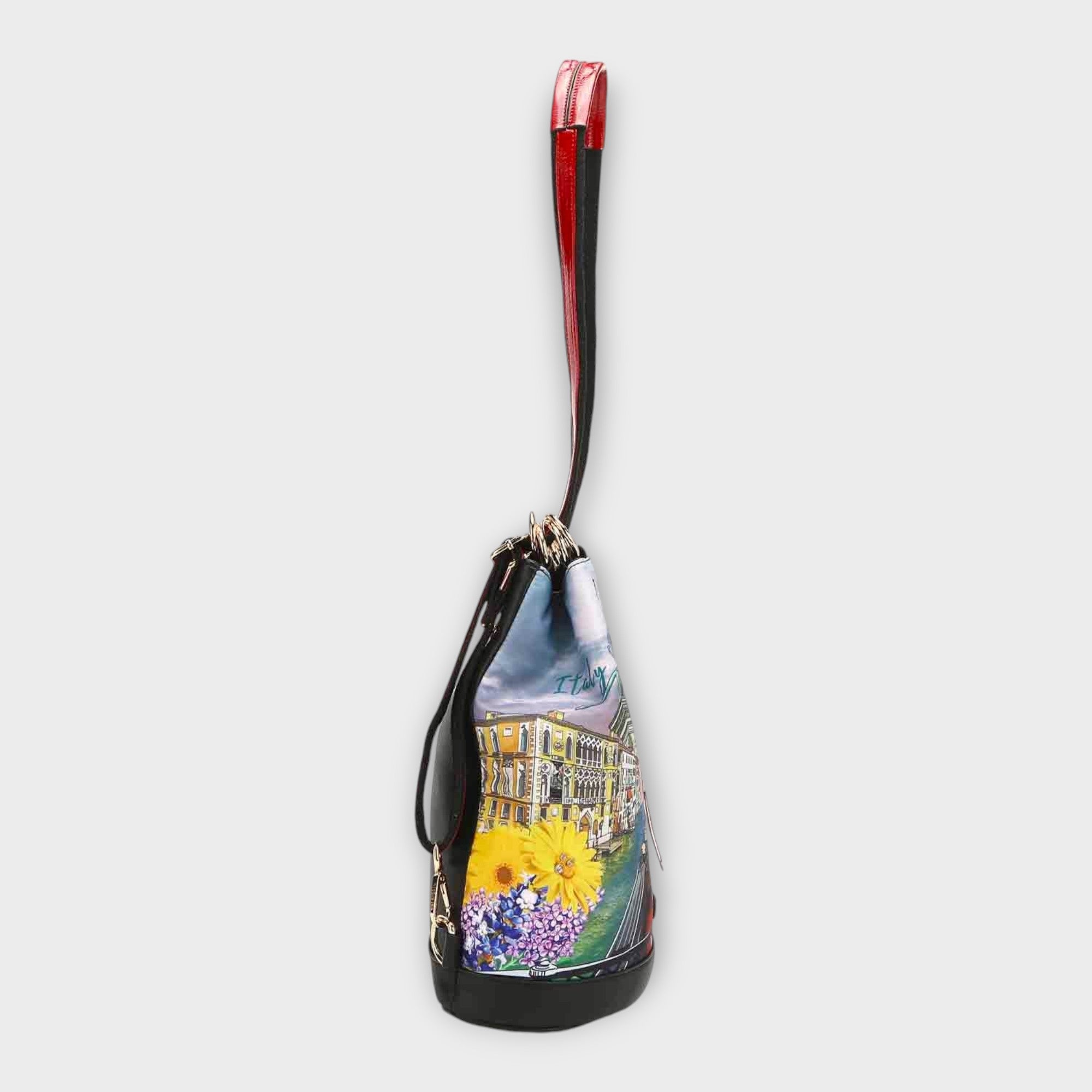 Nicole Lee USA Nylon Multifunctional Bucket Backpack - NeoKira Unlimited