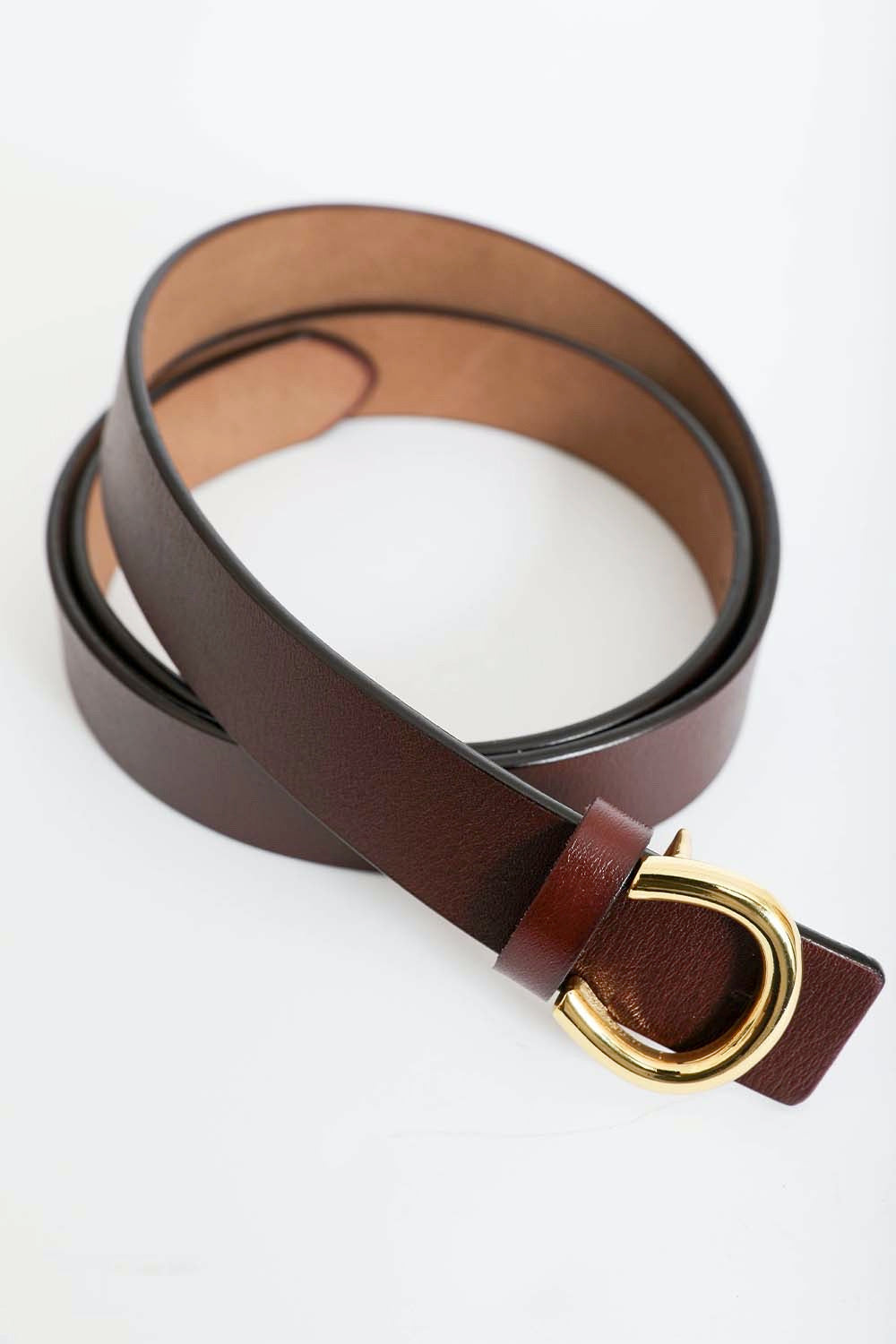 Minimalist Gold Horseshoe Belt - NeoKira Unlimited