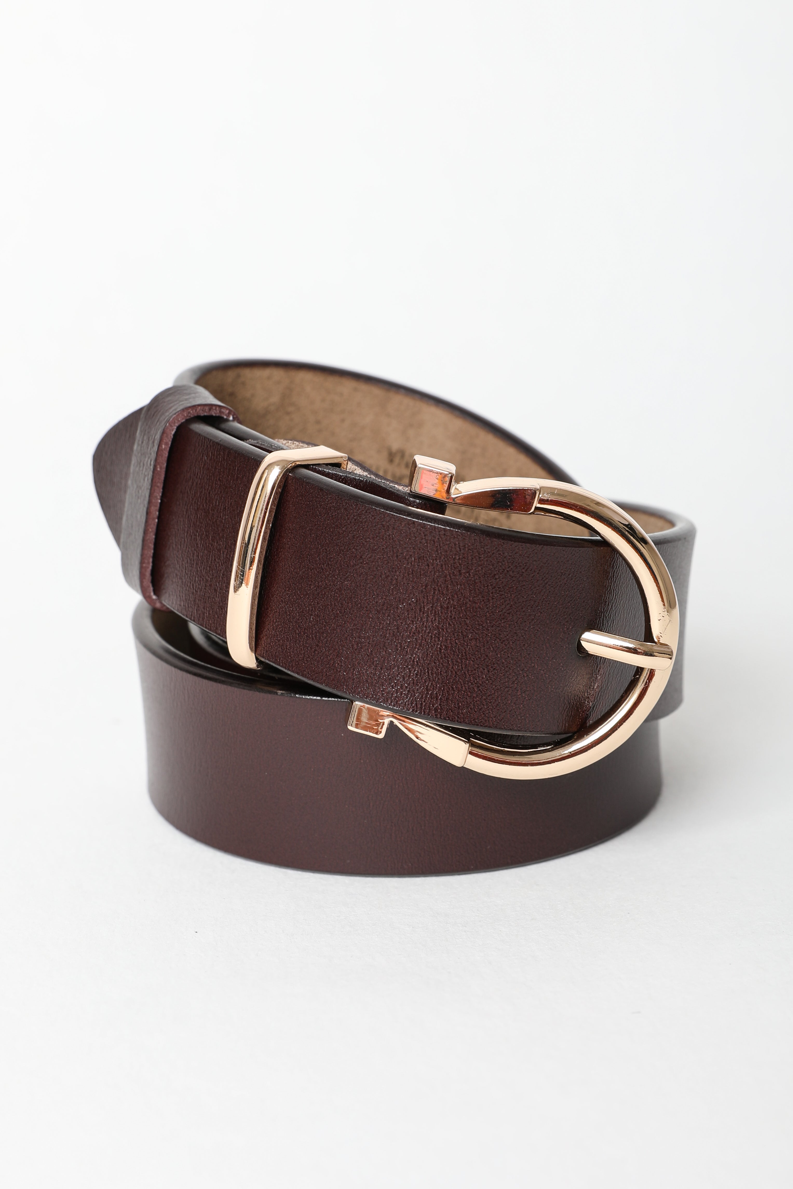 Chic Horseshoe Gold Buckle Belt – Western Style Vibes 🧲 - NeoKira Unlimited
