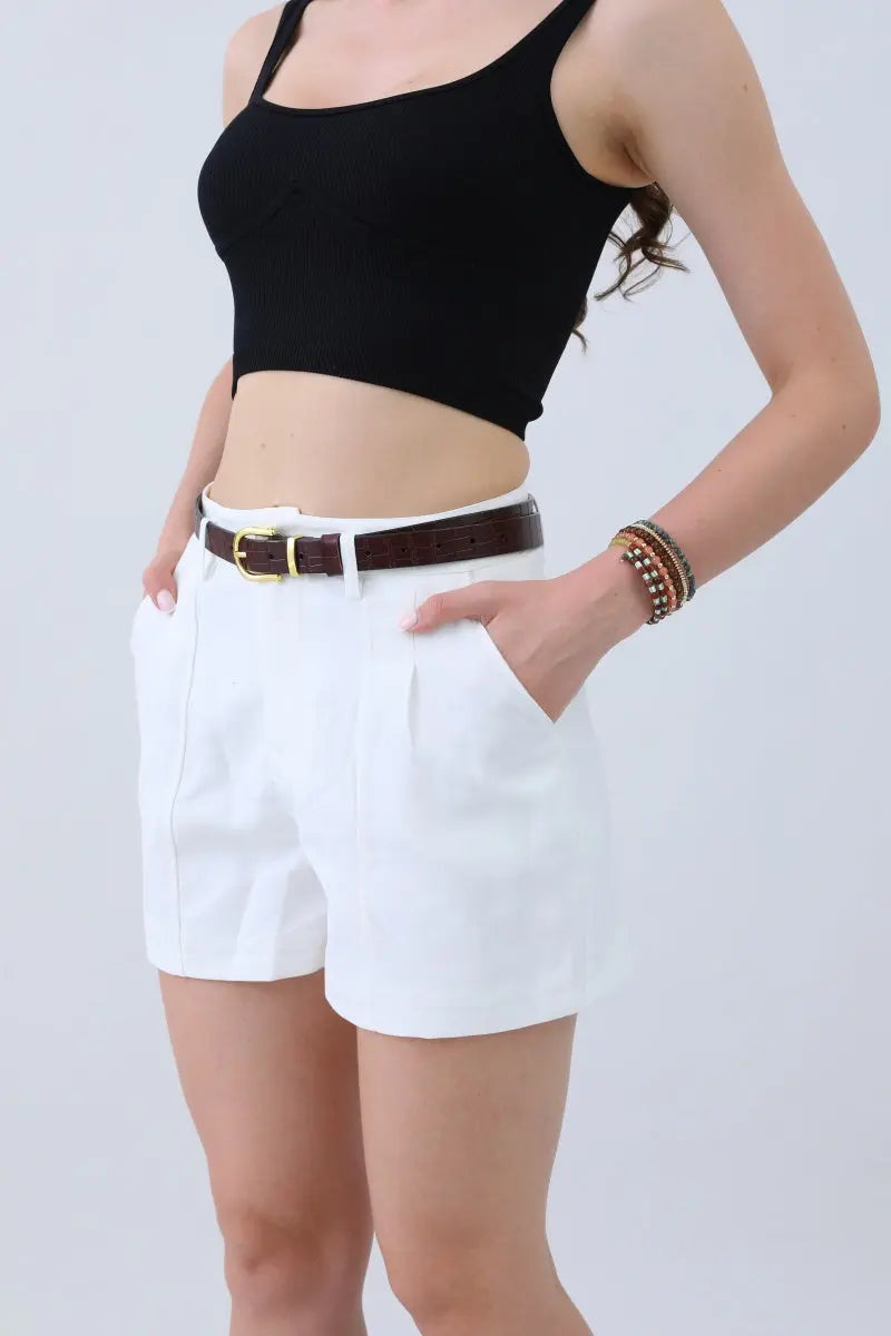 Faux Alligator Skin Leather Belt - Perfect for Any Outfit - NeoKira Unlimited