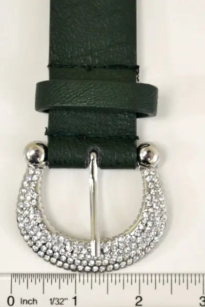 Adjustable Leather Fit Studded Leaf Decal Belt 🍂 - NeoKira Unlimited