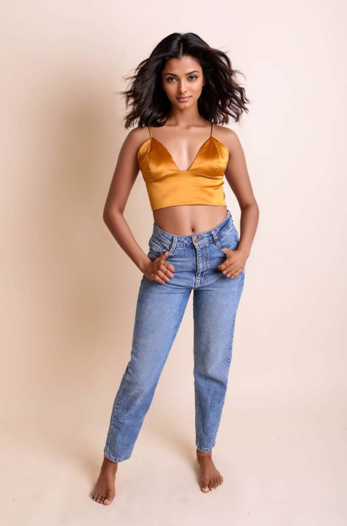 Satin Longline Bralette Bralette Leto Collection   