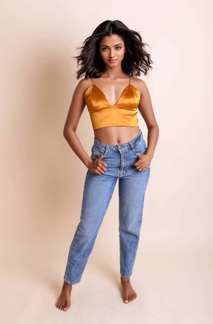 Satin Longline Bralette - NeoKira Unlimited