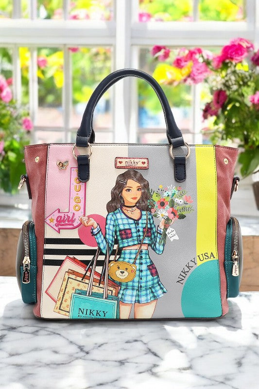 Nikky Goes Shopping by Nicole Lee USA Handbag - NeoKira Unlimited