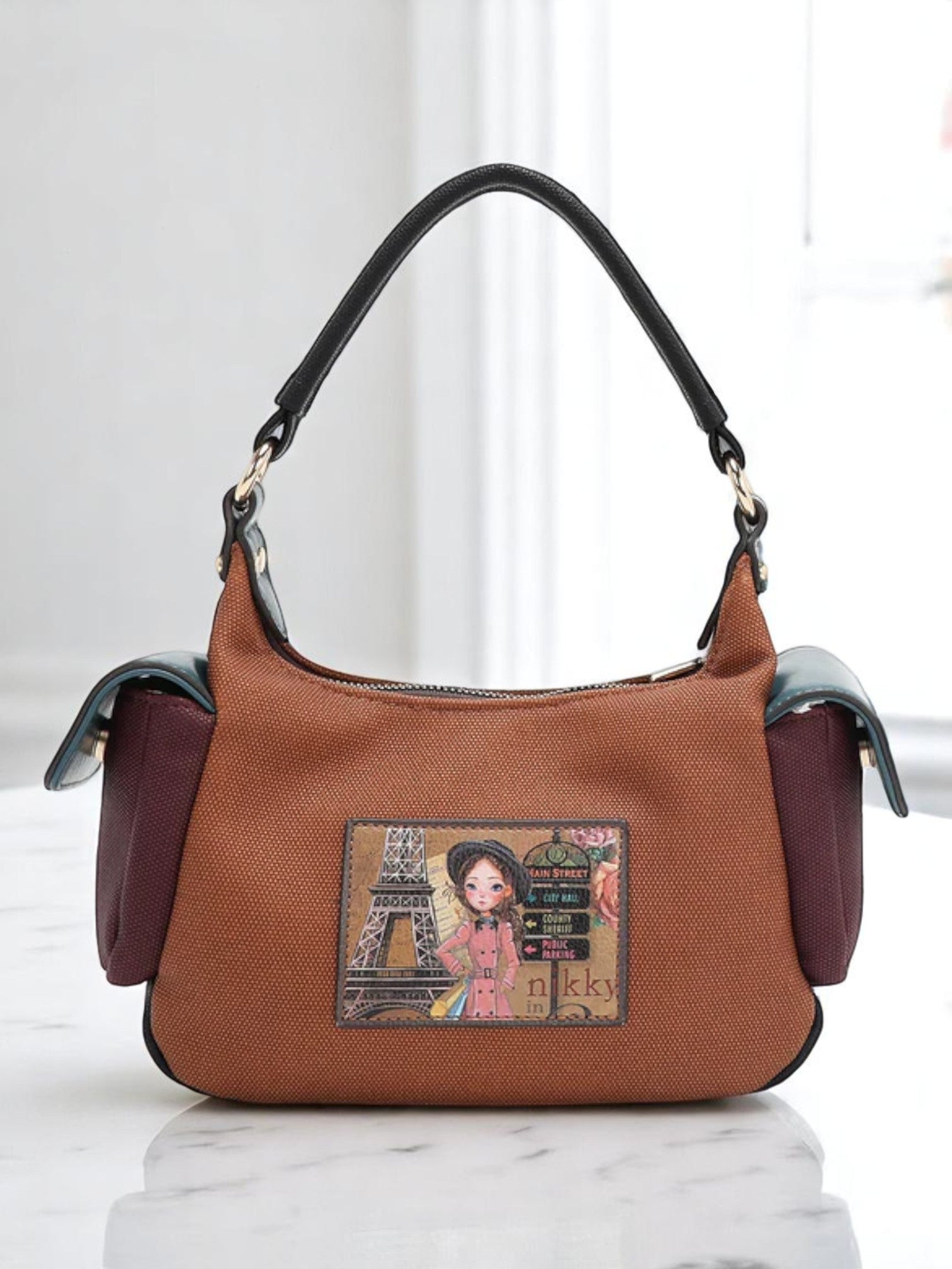 Nicole Lee USA Eco-Leather Shoulder Bag - NeoKira Unlimited