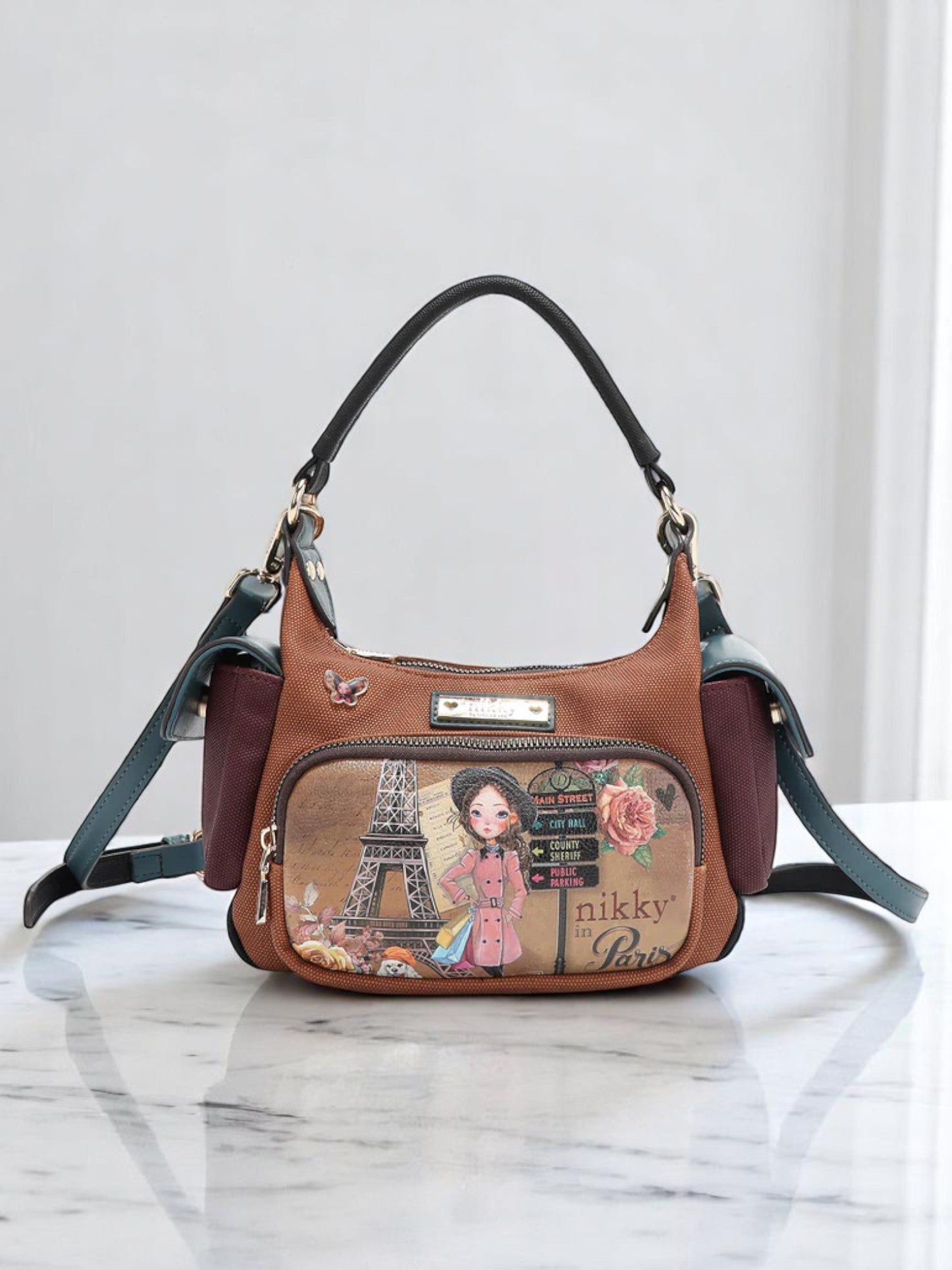 Nicole Lee USA Eco-Leather Shoulder Bag - NeoKira Unlimited