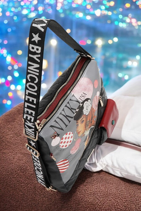 Nicole Lee USA Convertible Adjustable Strap Backpack Bag - NeoKira Unlimited