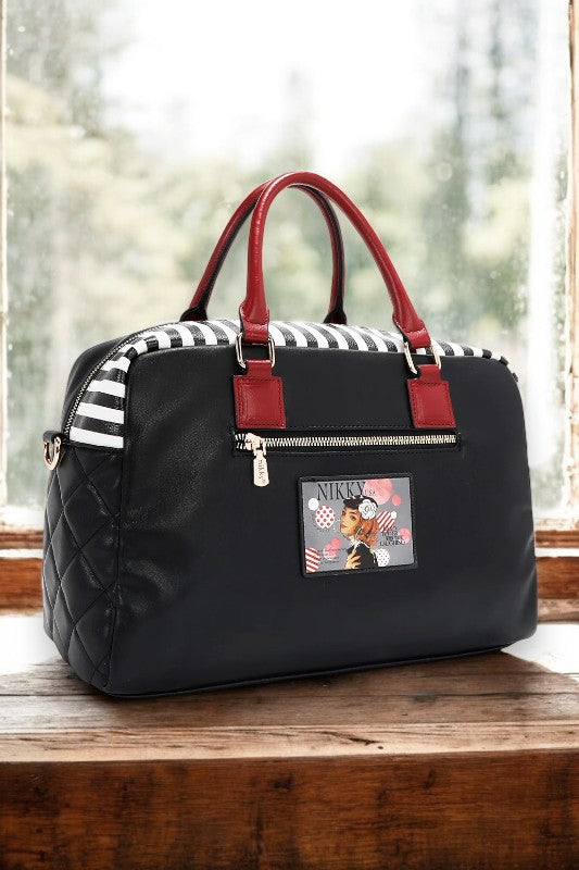 Nicole Lee USA Eco-Leather Boston Bag - NeoKira Unlimited