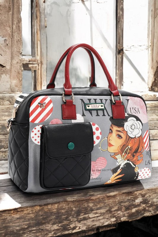 Nicole Lee USA Eco-Leather Boston Bag - NeoKira Unlimited