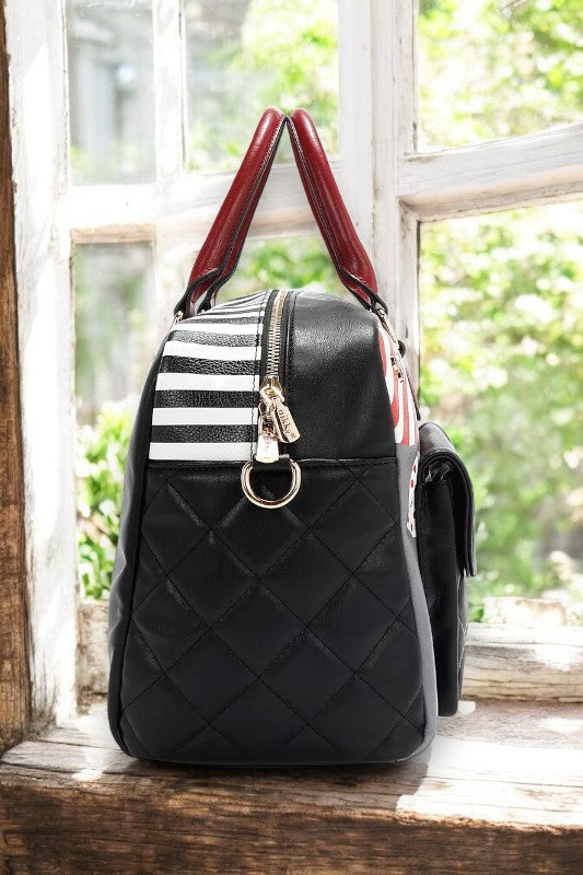 Nicole Lee USA Eco-Leather Boston Bag - NeoKira Unlimited