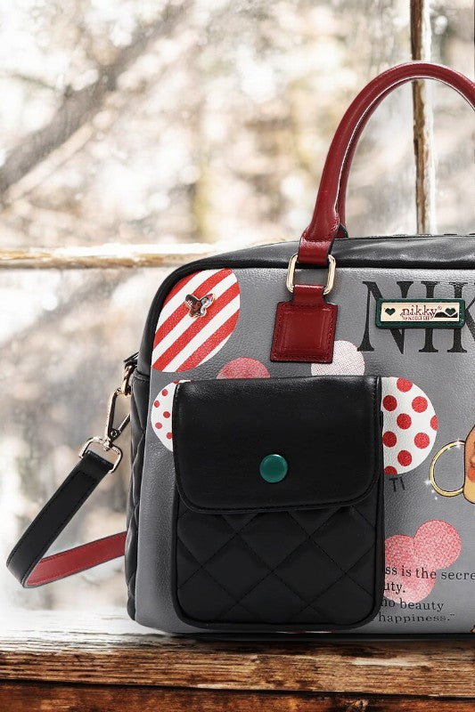 Nicole Lee USA Eco-Leather Boston Bag - NeoKira Unlimited