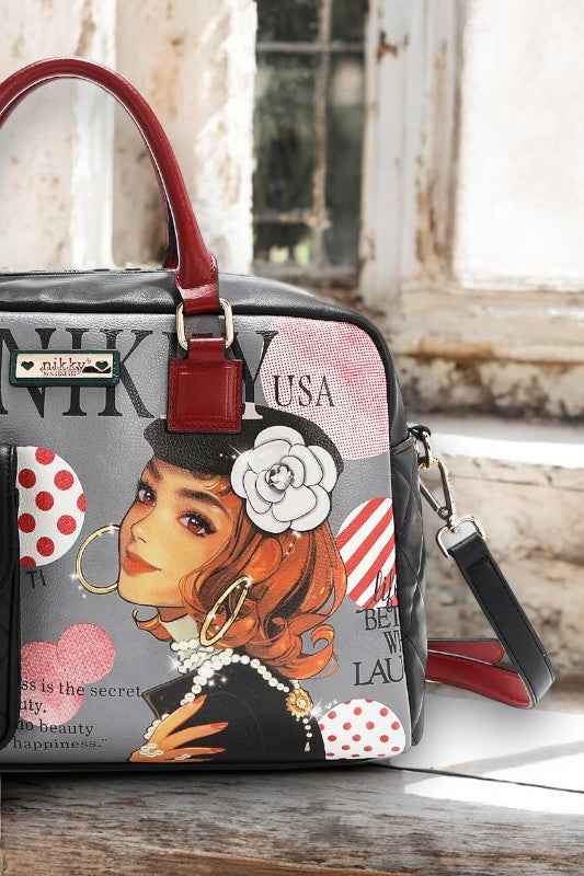 Nicole Lee USA Eco-Leather Boston Bag - NeoKira Unlimited