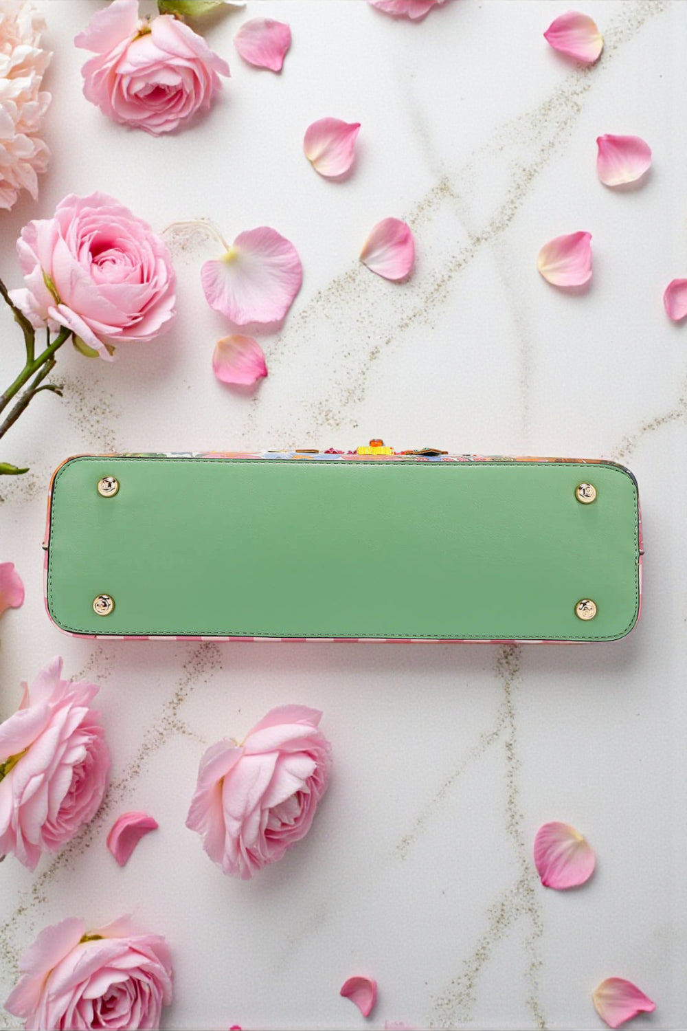 Nicole Lee USA Dreams Blossom Dome Handbag Floral Glam - NeoKira Unlimited