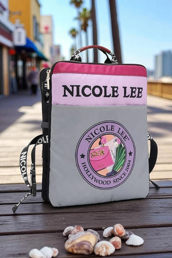 Nicole Lee USA Vintage Tropical Aesthetic Multi-Pocket Travel Backpack - NeoKira Unlimited