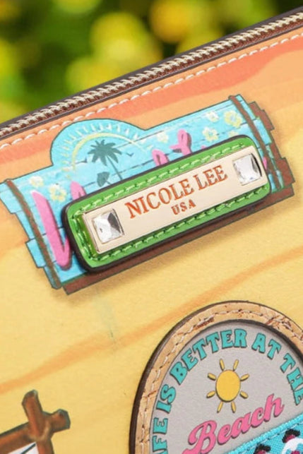 Nicole Lee USA Sun and Sand Crossbody Bag Coastal Boho Chic Resort Style - NeoKira Unlimited