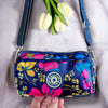 Weekend Small Crossbody or Waist Pack Fanny Packs NeoKira Unlimited Flower Pattern  