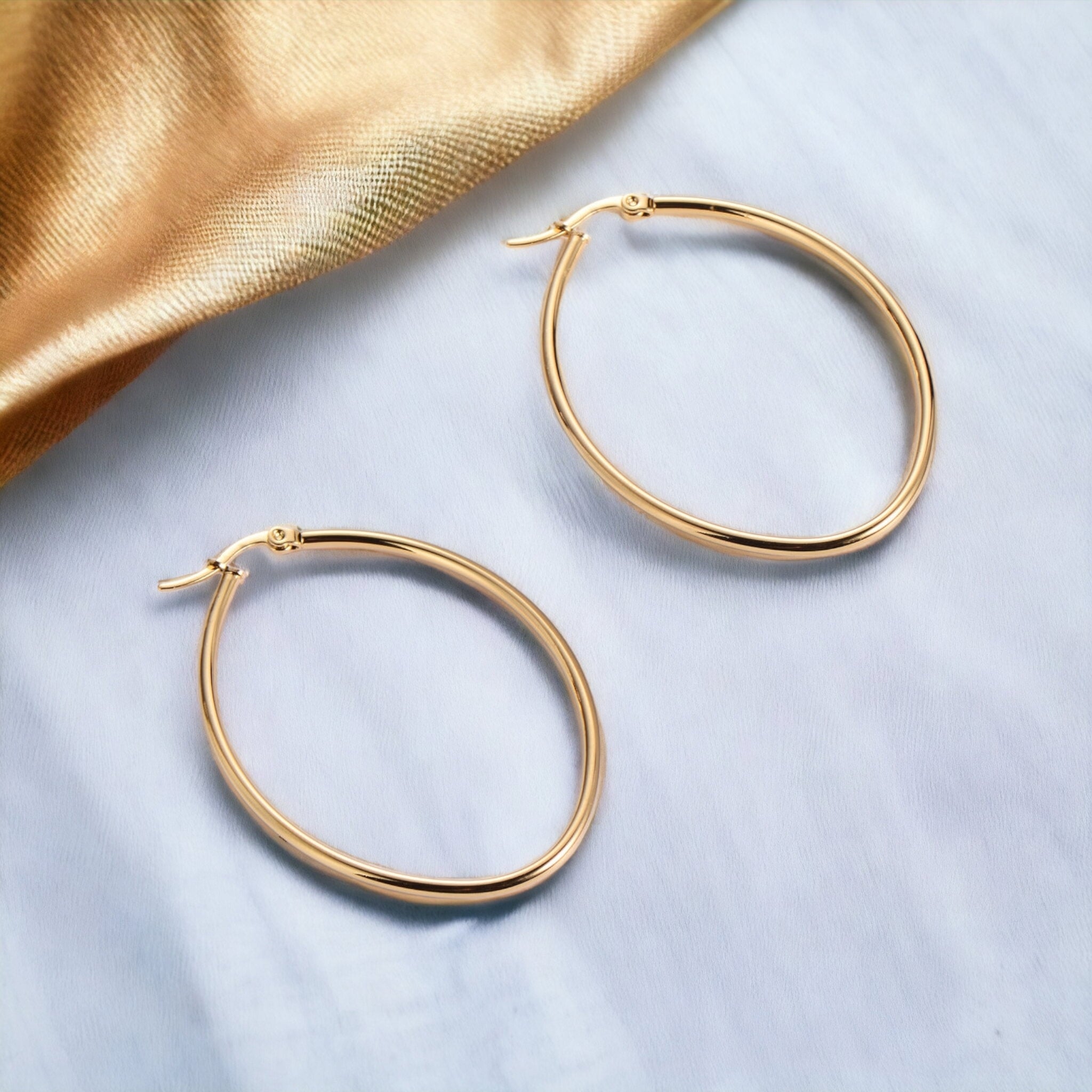 GOLDEN & CHIC Hoop Earrings NeoKira Unlimited   