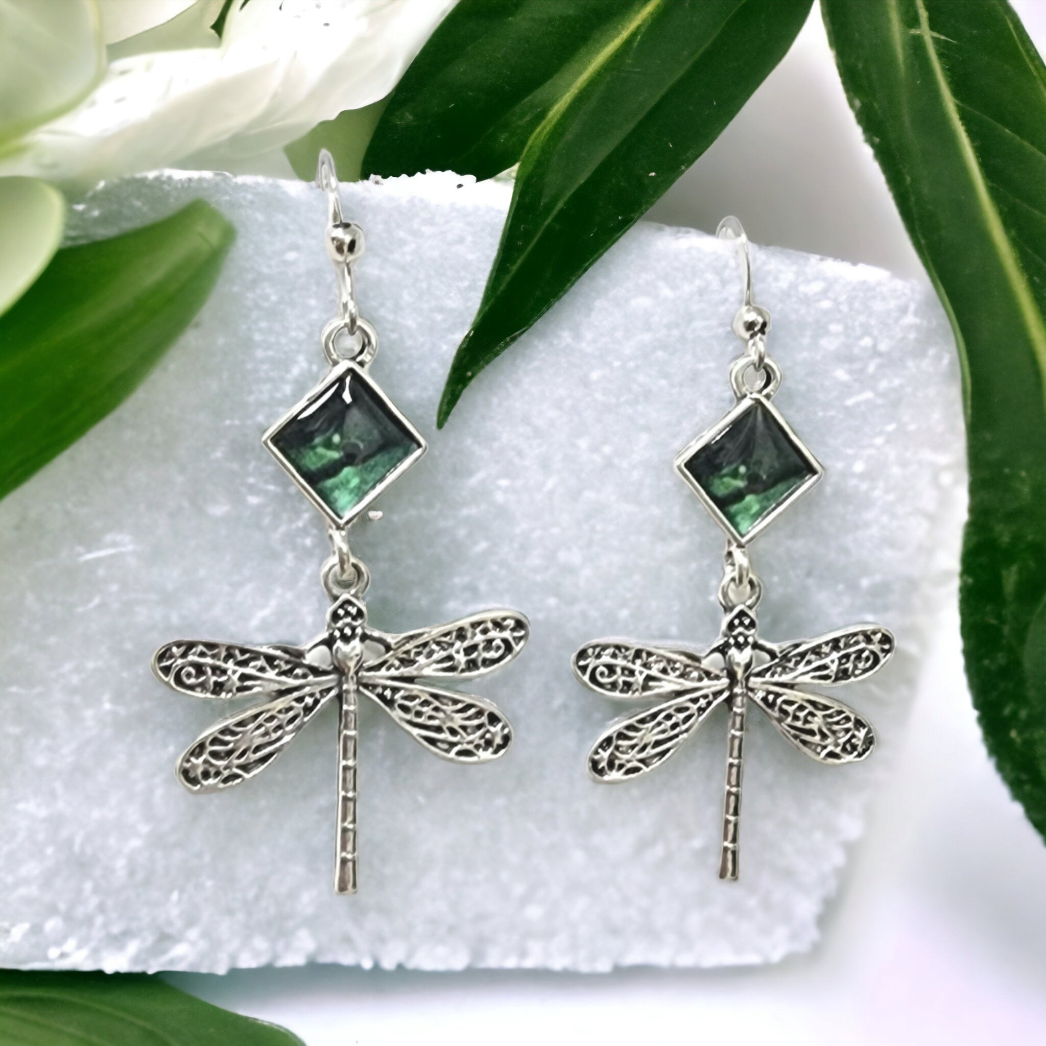 DRAGONFLY Drop Earrings NeoKira Unlimited   