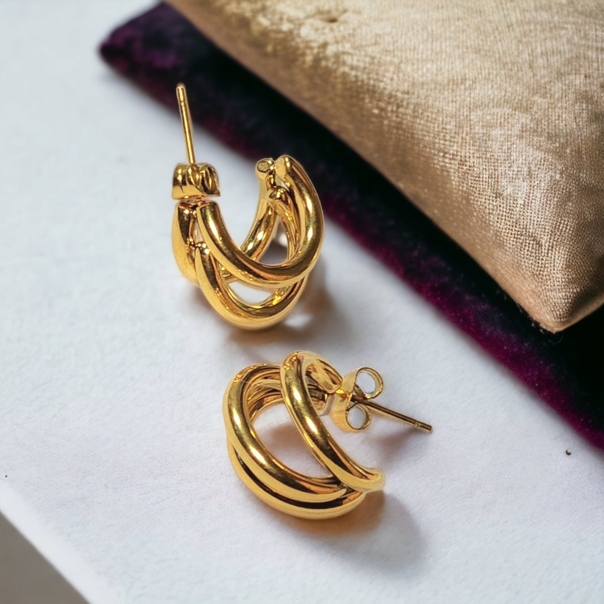 MABEL C-Hoop Earrings NeoKira Unlimited Gold  