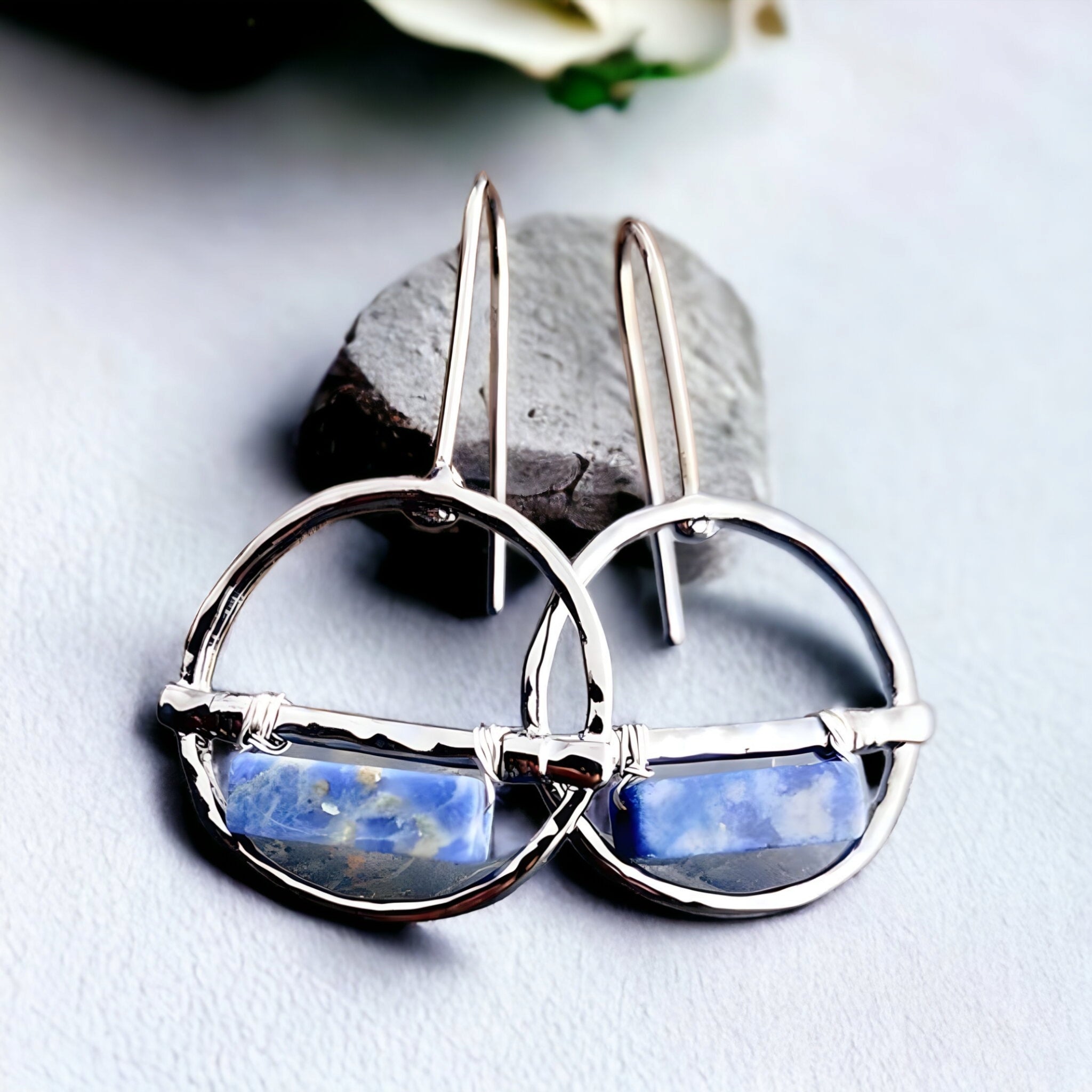 LAZULI Ear Thread Earrings NeoKira Unlimited   