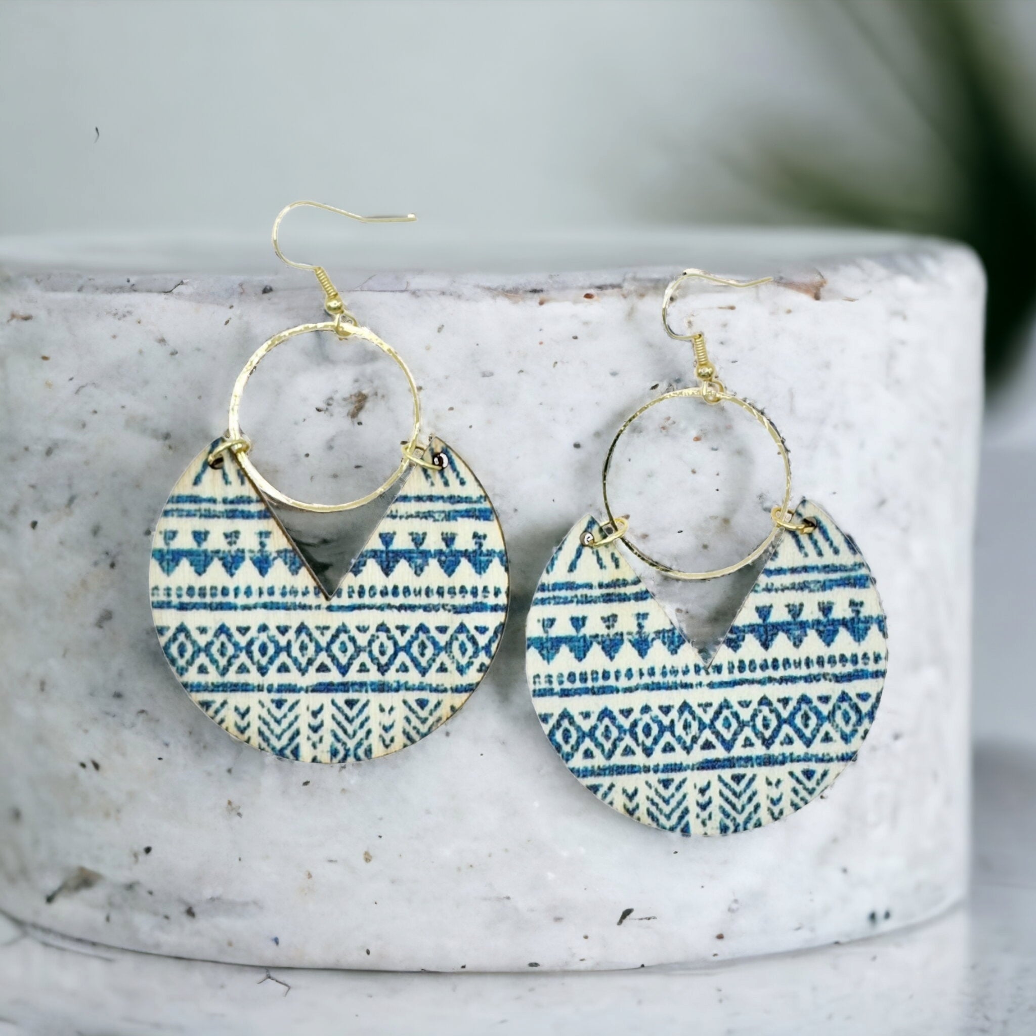 AZURE Statement Earrings NeoKira Unlimited   