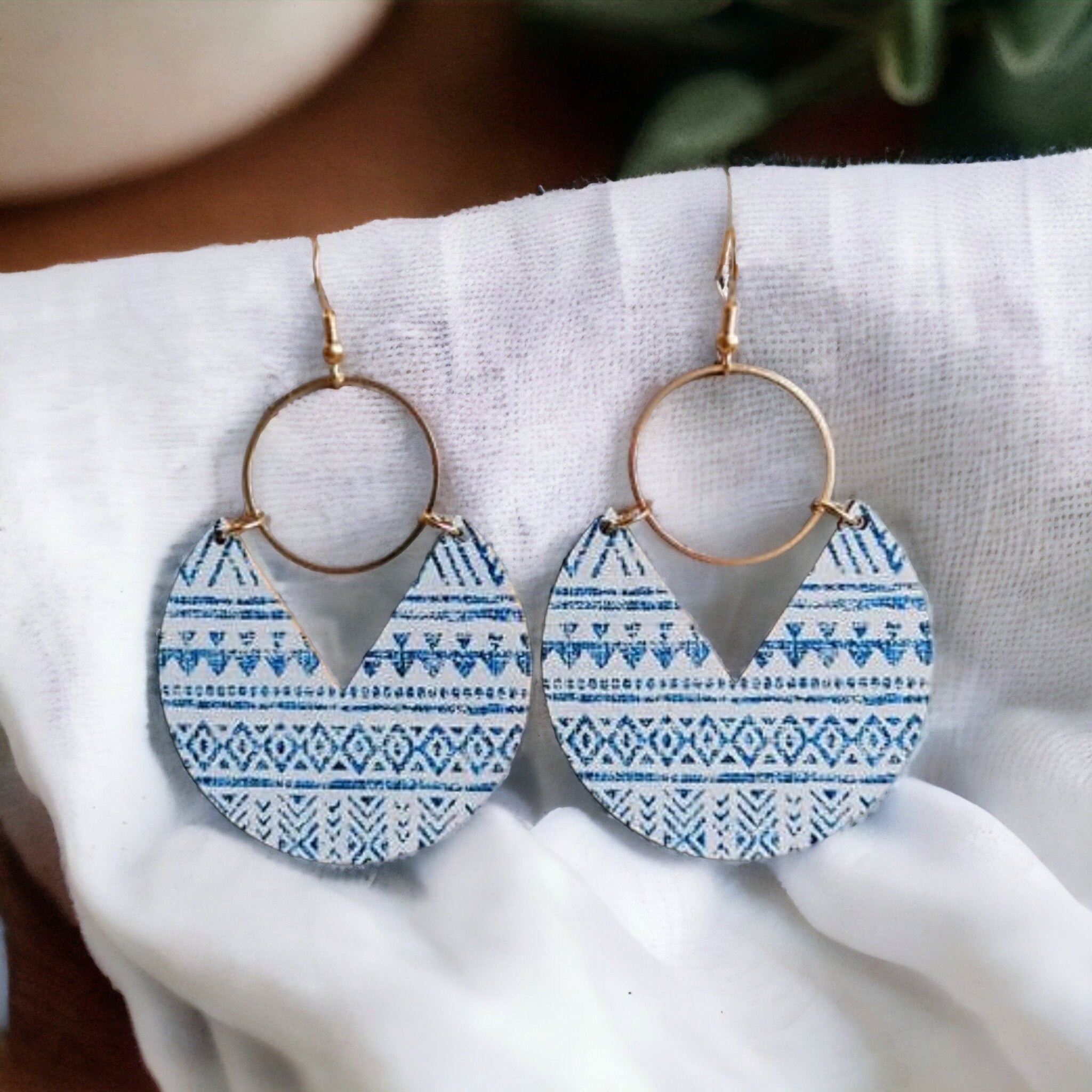 AZURE Statement Earrings NeoKira Unlimited   