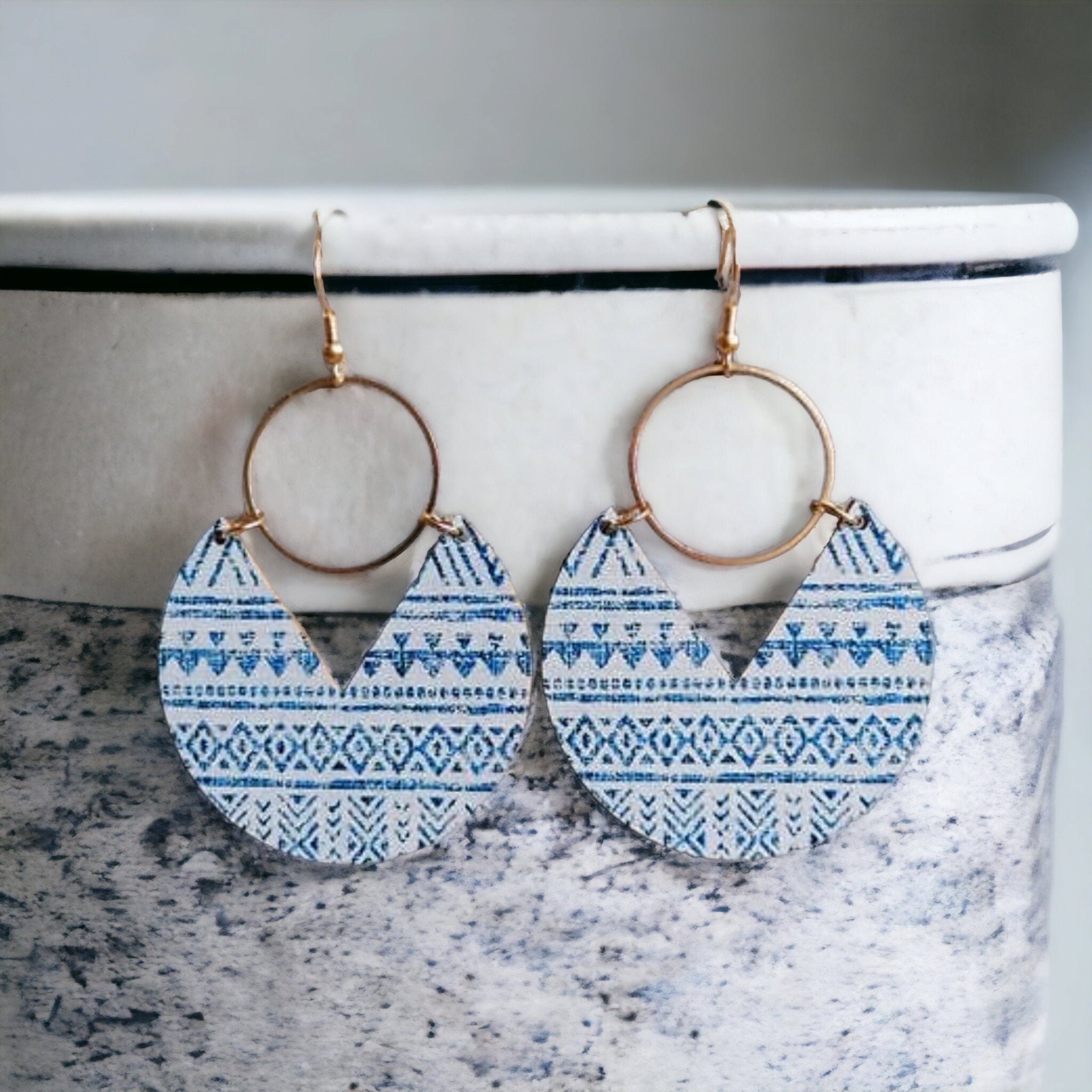 AZURE Statement Earrings NeoKira Unlimited   