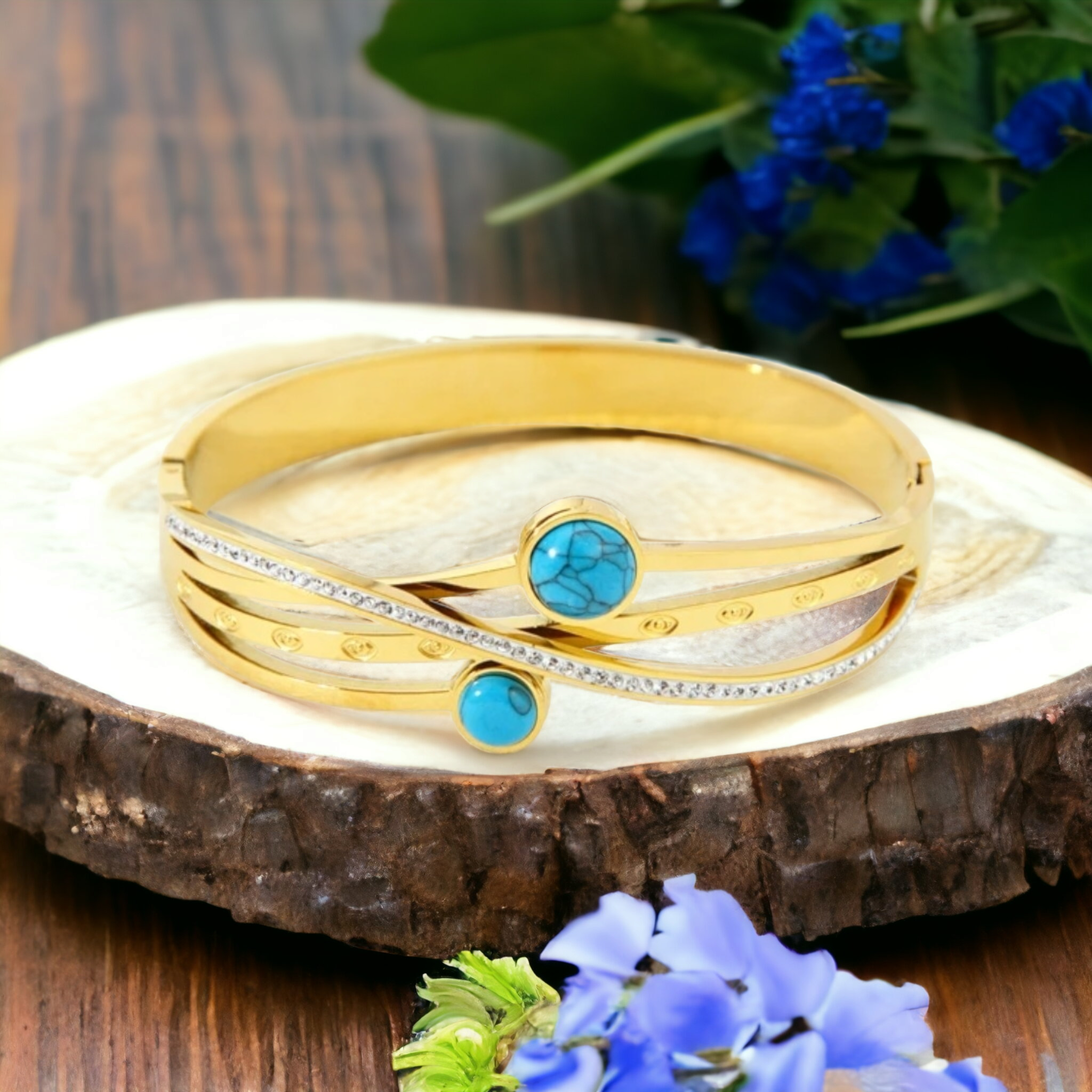 MY TURQUOISE BANGLE Bangle Bracelet NeoKira Unlimited   