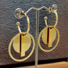 CAROLYN C-Hoop Earrings NeoKira Unlimited Gold  