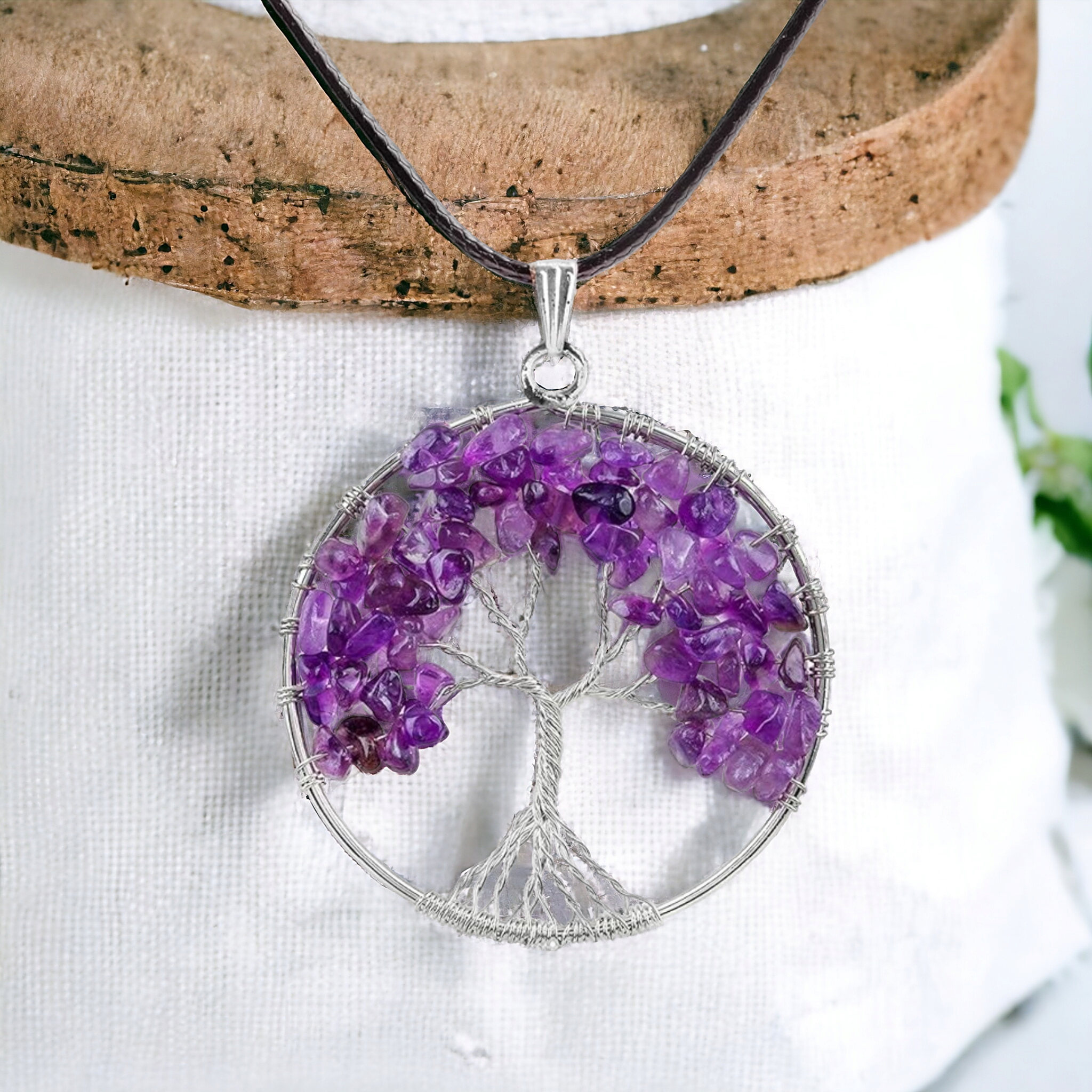 LOVELY LIFE TREE Necklaces NeoKira Unlimited AMETHYST  