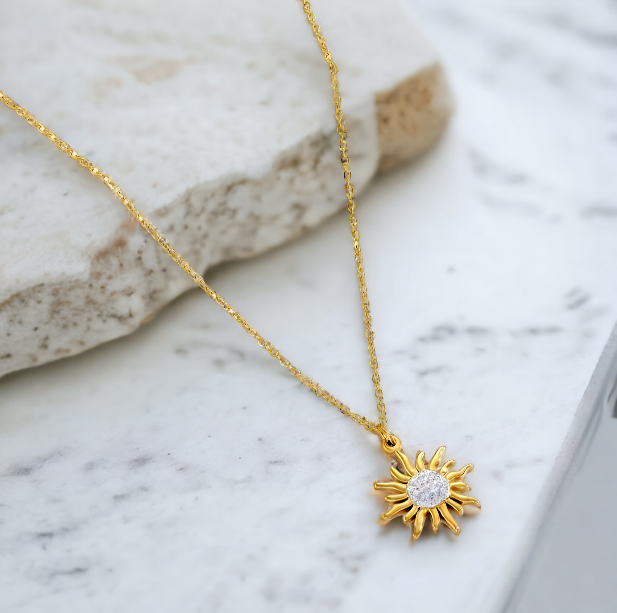 SUNFLOWER KISS Necklaces NeoKira Unlimited   