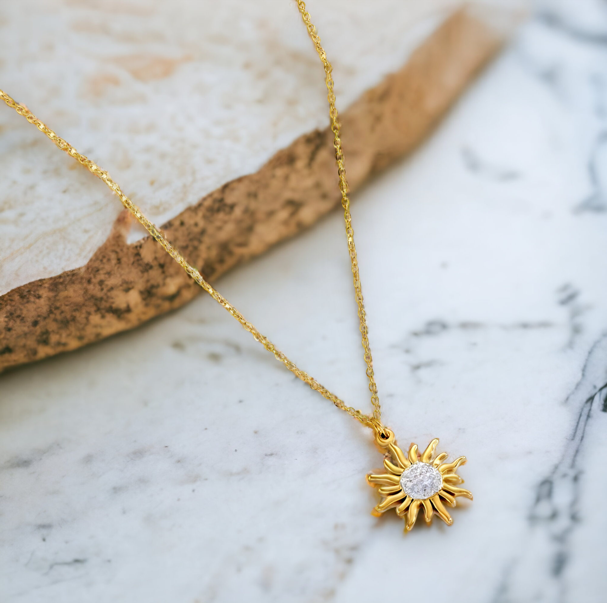 SUNFLOWER KISS Necklaces NeoKira Unlimited   