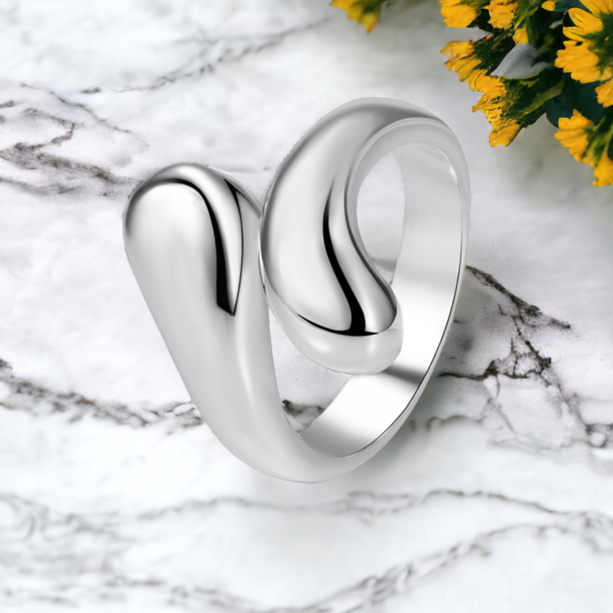 SUNSET Open Rings NeoKira Unlimited Silver  