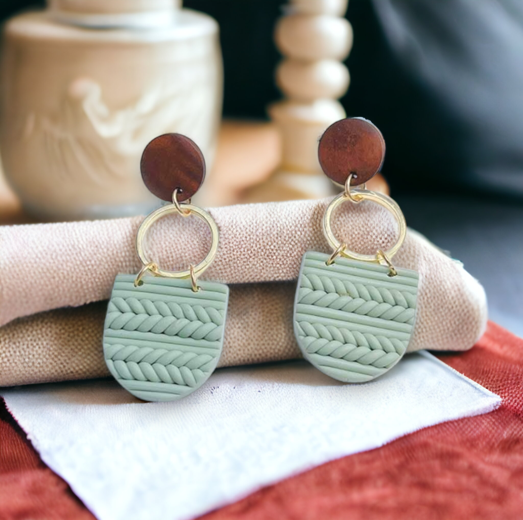 NORI Statement Earrings NeoKira Unlimited Green  