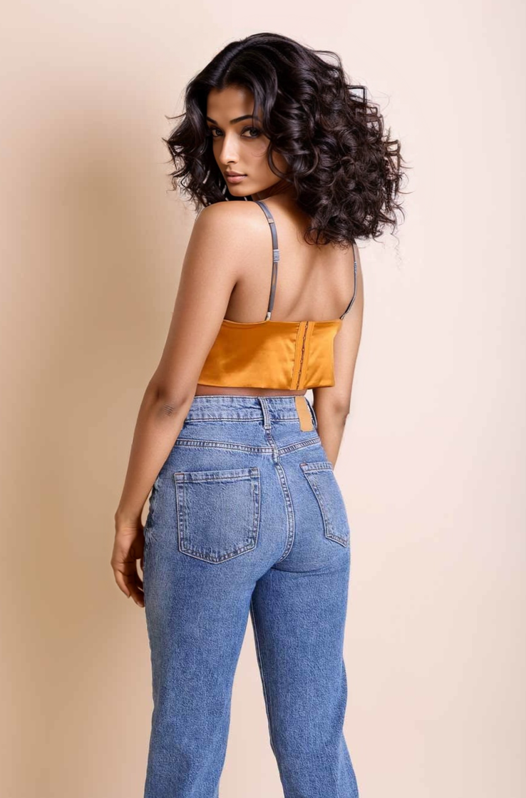 Satin Longline Bralette - NeoKira Unlimited