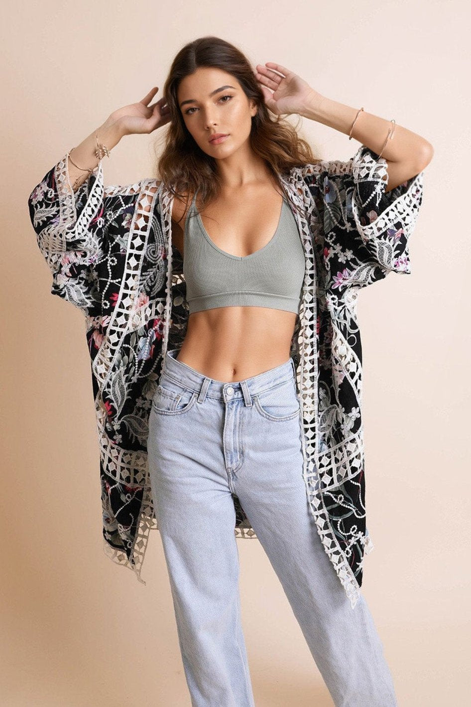 Heirloom Embroidered Kimono - NeoKira Unlimited